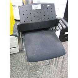 Black Global Stacking Chair