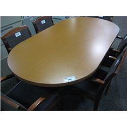 8ft Cherry Boardroom Table