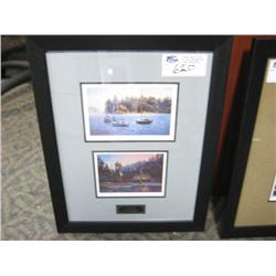 Card Print " Ships" By Kiff Holland