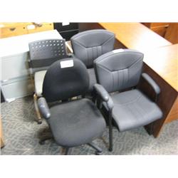 4 Misc Office Chairs