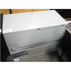 Grey 2 Door Lateral File Cabinet