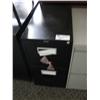 Image 1 : Black 2 Drawer File Cabinet