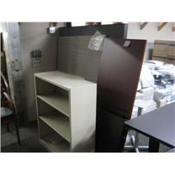 Misc Office Dividers And Metal Bookshelf