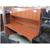 Image 1 : Cherry Executive Desk With Hutch