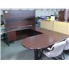 Image 1 : Dark Cherry U-shape Executive Suite