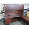 Image 2 : Dark Cherry U-shape Executive Suite