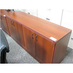 Cherry 4 Drawer Credenza