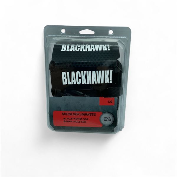 BlackHawk RH Shoulder Harness with Platform for Serpa Holster Size Large, New