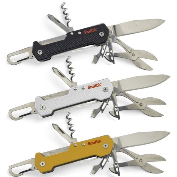 Smith's Edge Sport Combo, Multi-Tool Knife Combo, 2.7" Blade, 3 Pack, New