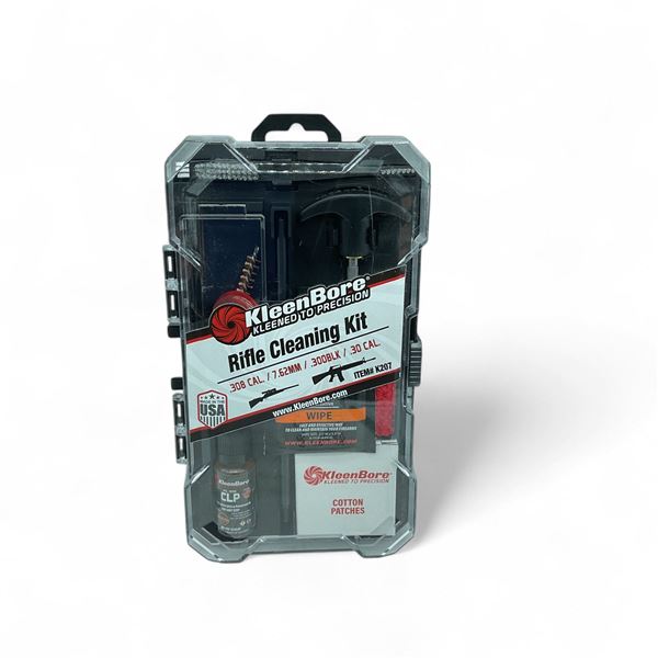 Kleenbore Rifle Cleaning Kit for 308 Cal/ 7.62 mm/ 300 Blk/ 30 Cal, New