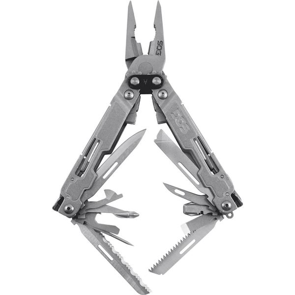 SOG PowerAccess Deluxe Multi Tool, Bead Blast Finish, 20 Tools, New