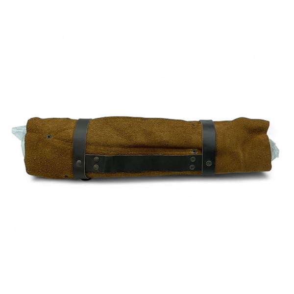 Variety of Hand Forged Damascus Kitchen Knives in Leather Roll, New