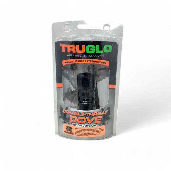 TruGlo Double Threat Dove 12 Ga Dual Position Dove Choke Tube for a Variety of Shotguns, New