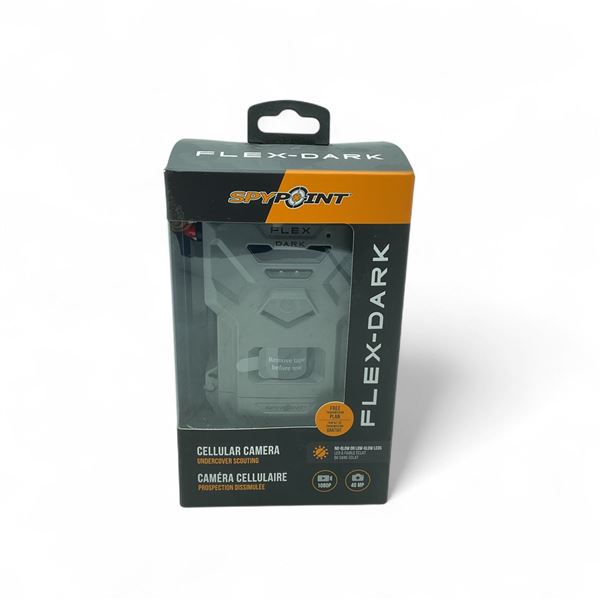 SpyPoint Flex-Dark Undercover Scouting Cellular Camera, 40 MP, New