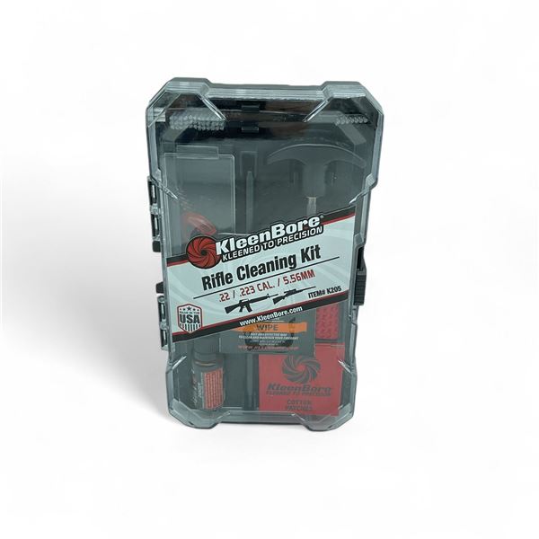 Kleenbore Rifle Cleaning Kit for 22/ 223 Cal/ 5.56 mm, New