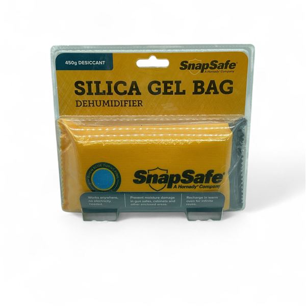 SnapSafe Silica Gel Bag Dehumidifier, 450 g Desiccant, New