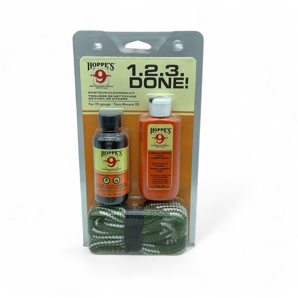 Hoppe's 1.2.3. Done! 20 Ga Shotgun Cleaning Kit, New