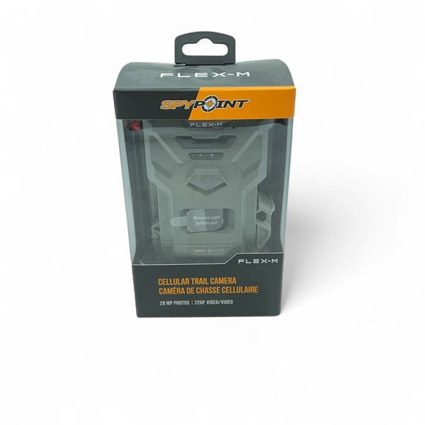 Spypoint Flex-M 28 MP Photo/ Video Cellular Trail Camera, New