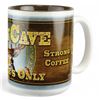 Image 2 : River's Edge 16 oz Deluxe Ceramic Mug, "Man Cave, Hunter's Only", New