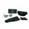 Image 2 : Revision Alphawing Sport Metal Sunglasses, Silver Mirror Lens, New