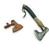 Image 1 : Viking Axe 4-1/2" Blade, 18" Total Length with Sheath, New