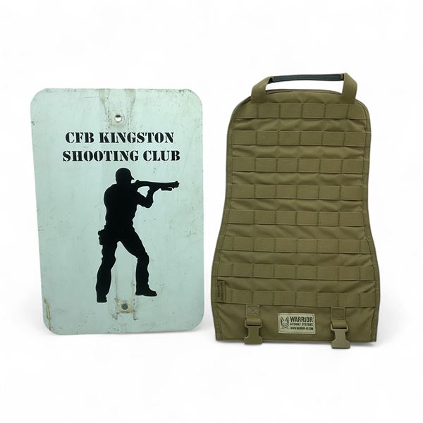 CFB Kingston Shooting Club 18" x 12" Metal Sign and Warrior Assault Systems Predator Pack Insert