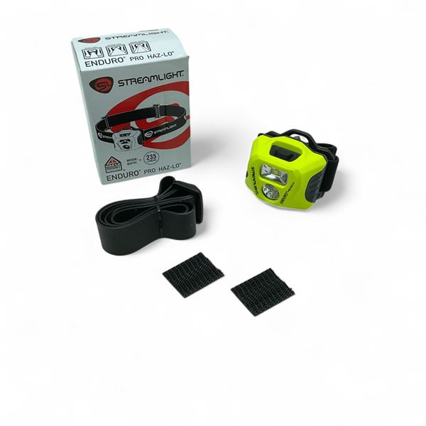 Streamlight Enduro Pro Haz-Lo Head Lamp, 235 Lumens, Yellow with White LED