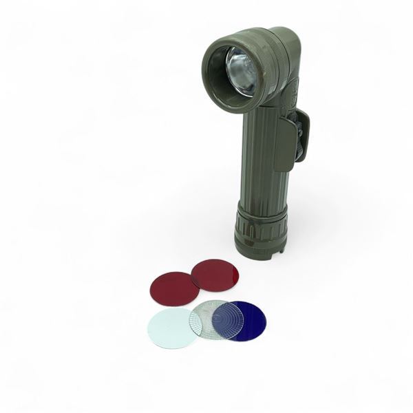 Fulton L Shaped Flashlight with Light Filters