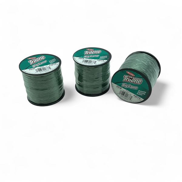 Berkley Trilene Big Game 30lb, 440 Yd Fishing Line X 3 Qty