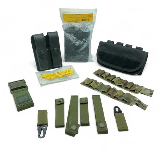Assorted Firearm and Tactical Parts and Accessories X 12 Qty