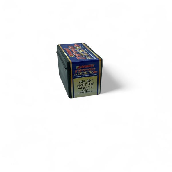 Barnes Tipped TSX Hunting 7 mm .284" 140 Grain BT Projectiles, 50 Qty