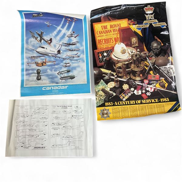 Service Medals, Canadair Posters