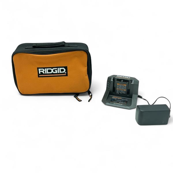 Ridgid Battery Charger R86093 with Bag