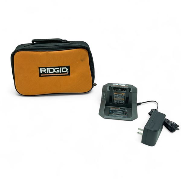 Ridgid Battery Charger R86093 with Bag
