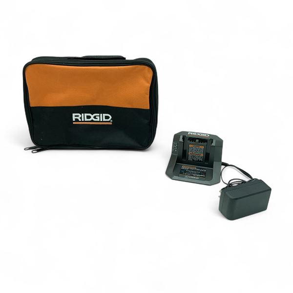 Ridgid Battery Charger R86093 with Bag