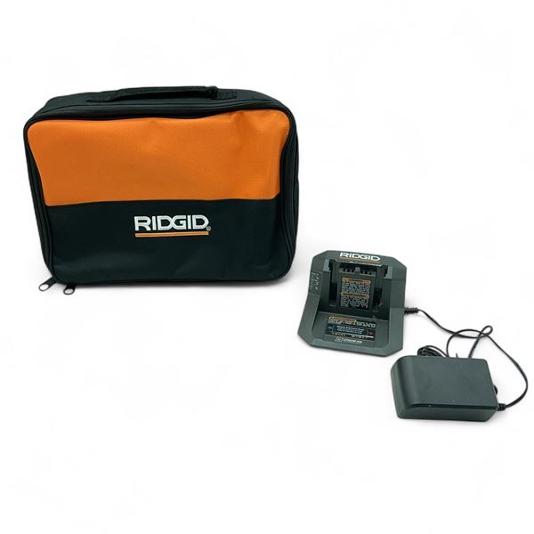 Ridgid Battery Charger R86093 with Bag