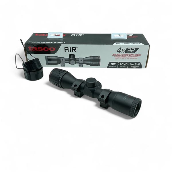 Tasco Air 4x32 Air Riflescope with Rings, Truplex Reticle