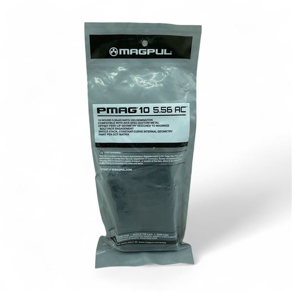 Magpul PMag 10 5.56x45 Nato/ .223 Rem, 10 Round Magazine, New