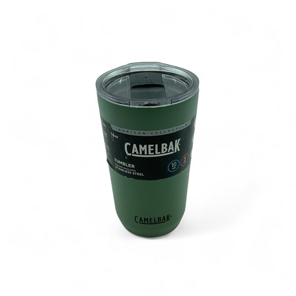 CamelBak 16 oz Tumbler, Vacuum Insulated Stainless Steel, Moss Green