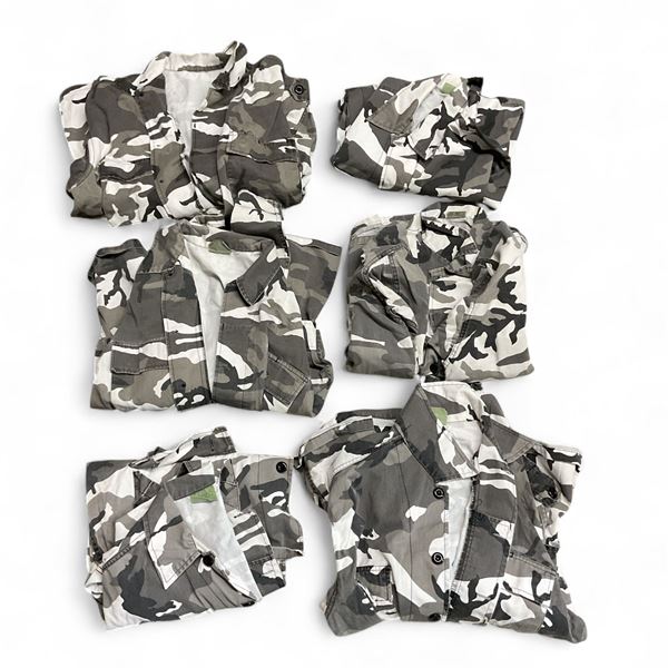 Rothco Ultra Force BDU Shirt Size Large Regular X 5 Qty and Medium Regular X 1 in Urban Camo