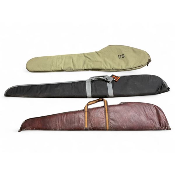 Lined Gun Cases X 3, Lengths 45", 52"  and 41"