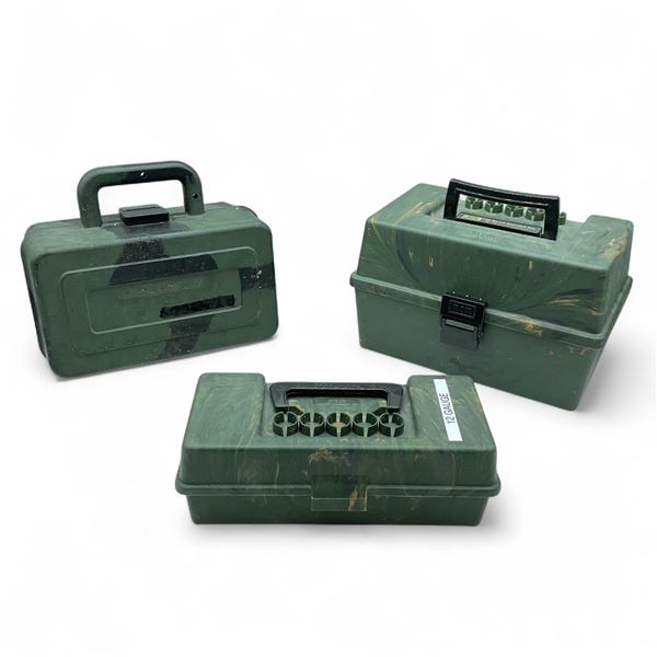 Assorted MTM Shotgun Ammunition Cases X 3