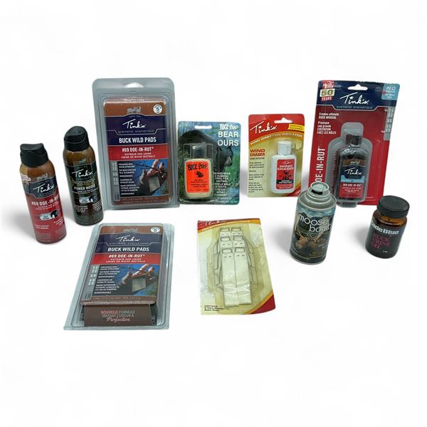 Assorted Game Attractants and Accessories