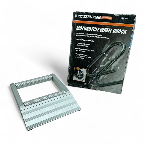 Pittsburgh Motorcycle Wheel Chock and Wheel Crib