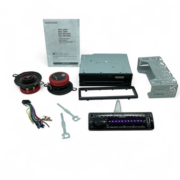Kenwood CD- Receiver Set Up for Vehicle