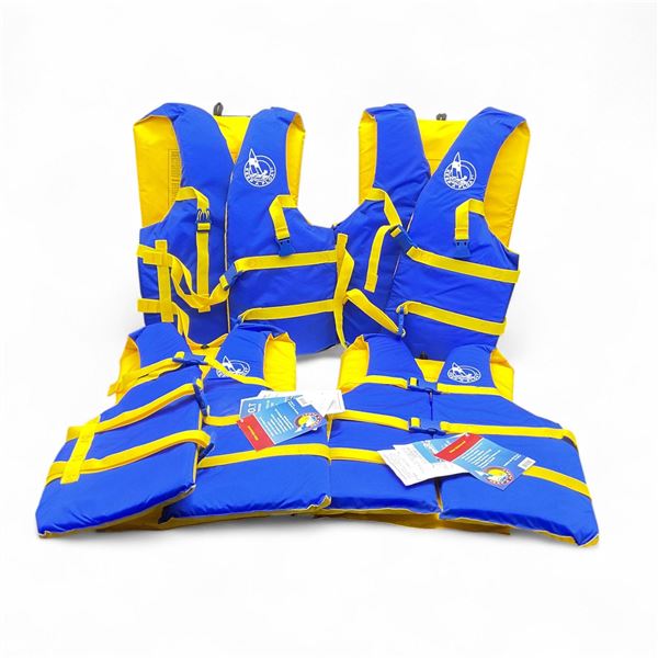 Keep A Float Personal Floatation Devices with Zip-Up Case, Size: Universal Vest X 4 Qty