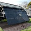 Image 2 : Black Mesh RV Awning Shade Screen with Zipper, 8' x 14'3", New X 2 Qty