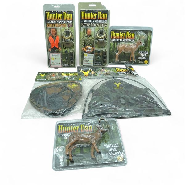 Assorted Hunter Dan American Sportsman Dolls and Accessories