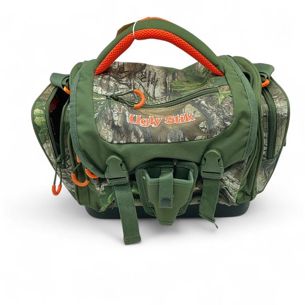Ugly Stick Camo Tackle Bag with X 4 Tackle Storage Boxes