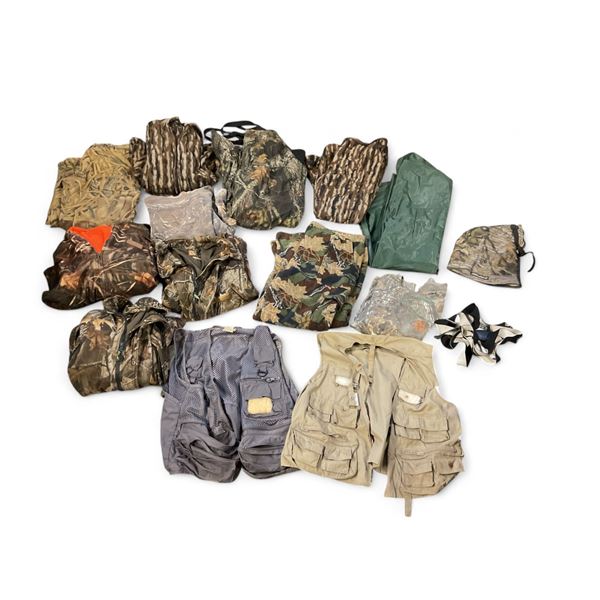 Assorted Hunting Clothes, Sizes: Medium, Large, Extra-Large, 2X-Large  X 13 Qty